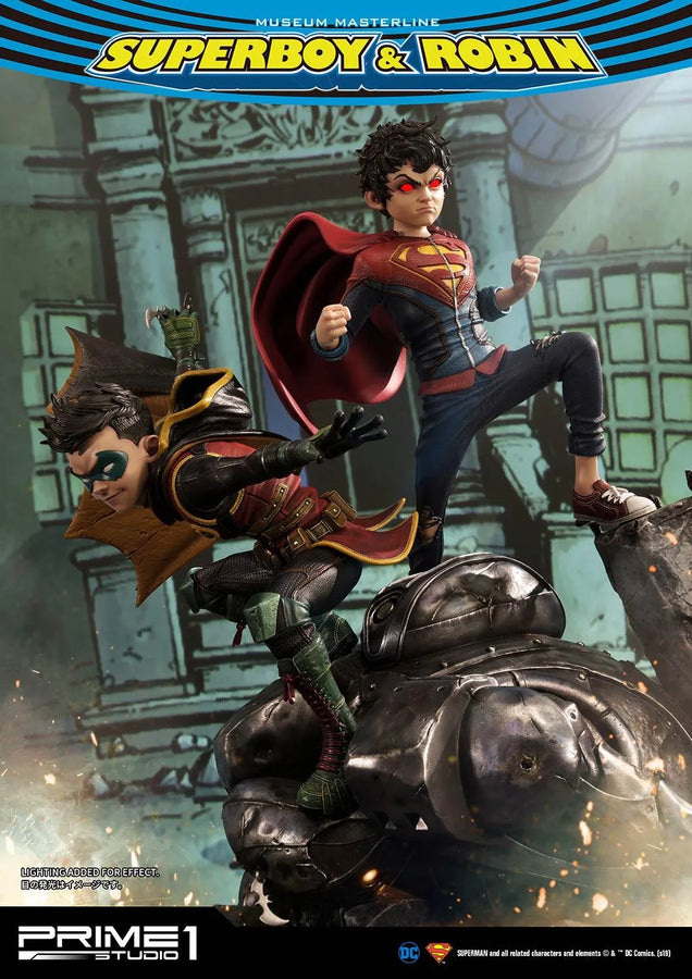 Superboy & Robin (Exclusive Version) Superman (Comics) – Prime1Studio – ActionFigure Brasil