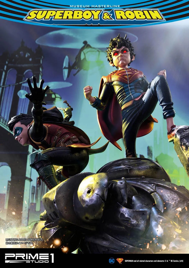 Superboy & Robin (Exclusive Version) Superman (Comics) – Prime1Studio – ActionFigure Brasil