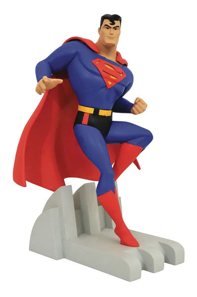 "Superman Animated" Statue Premier Collection Supermanㅤ – Diamond Select Toys – ActionFigureBrasil