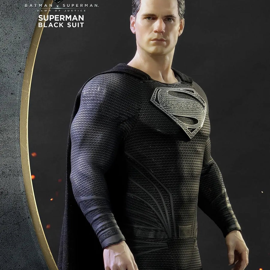Superman (Black Suit Edition) Batman v Superman: Dawn of Justice (Film) – Prime1Studio – ActionFigure Brasil