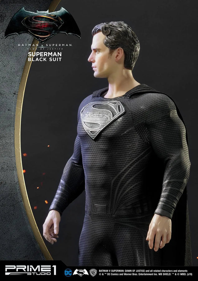 Superman (Black Suit Edition) Batman v Superman: Dawn of Justice (Film) – Prime1Studio – ActionFigure Brasil