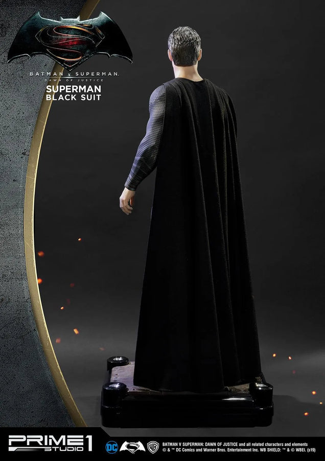 Superman (Black Suit Edition) Batman v Superman: Dawn of Justice (Film) – Prime1Studio – ActionFigure Brasil