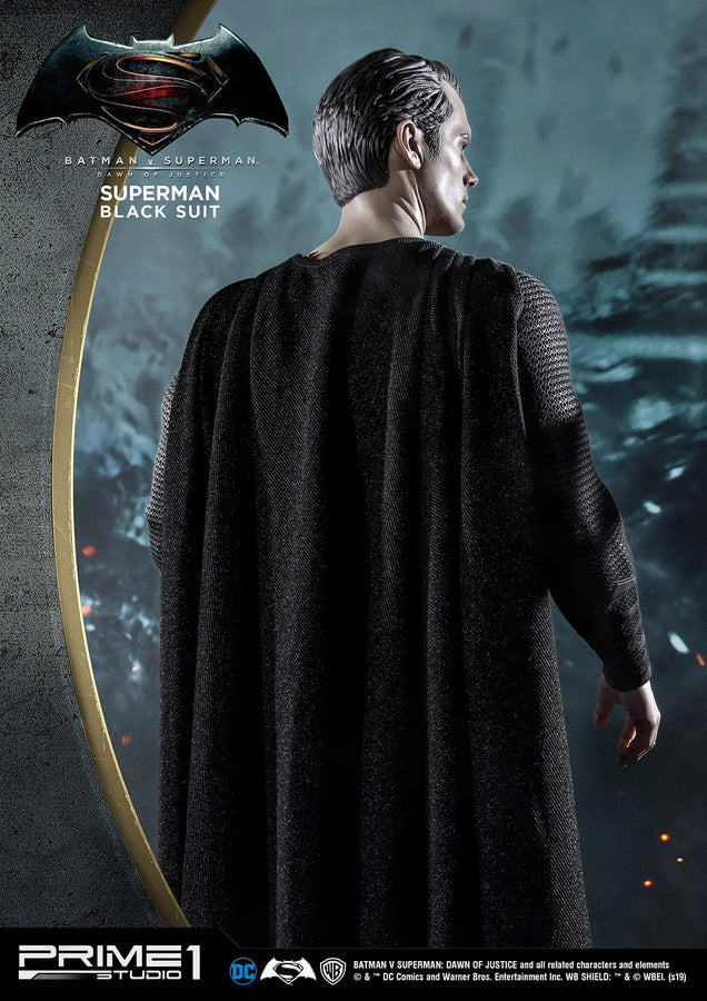 Superman (Black Suit Edition) Batman v Superman: Dawn of Justice (Film) – Prime1Studio – ActionFigure Brasil