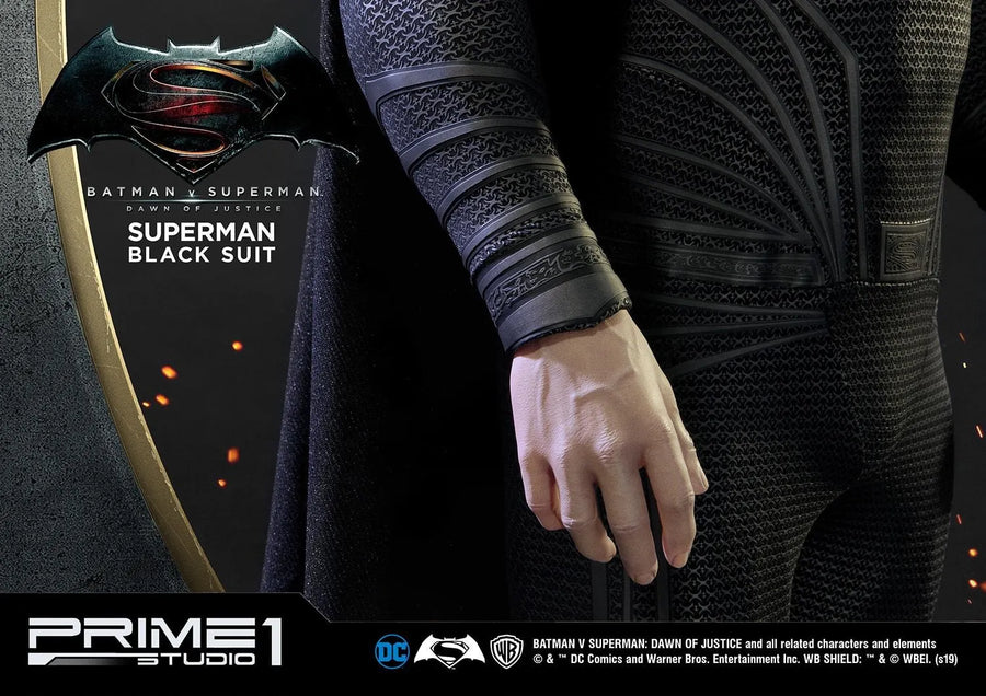 Superman (Black Suit Edition) Batman v Superman: Dawn of Justice (Film) – Prime1Studio – ActionFigure Brasil