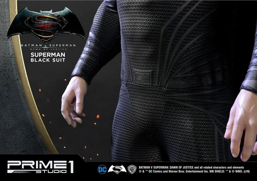 Superman (Black Suit Edition) Batman v Superman: Dawn of Justice (Film) – Prime1Studio – ActionFigure Brasil