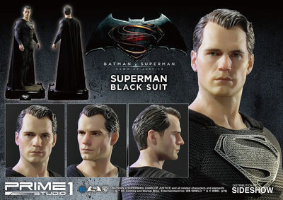 Superman (Black Suit Version) - LIMITED EDITION: 150 – Prime 1 Studio – ActionFigure Brasil — iluminação de estúdio