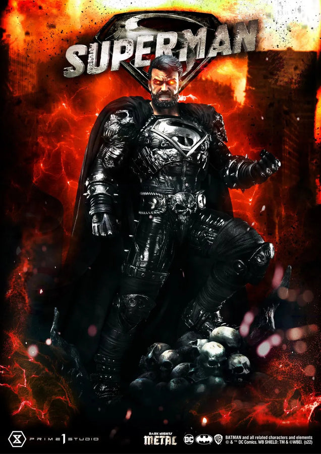 Superman (Black Version) Dark Nights: Metal (Comics) – Prime1Studio – ActionFigure Brasil