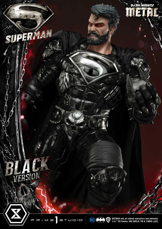 Superman (Black Version) Dark Nights: Metal (Comics) – Prime1Studio – ActionFigure Brasil