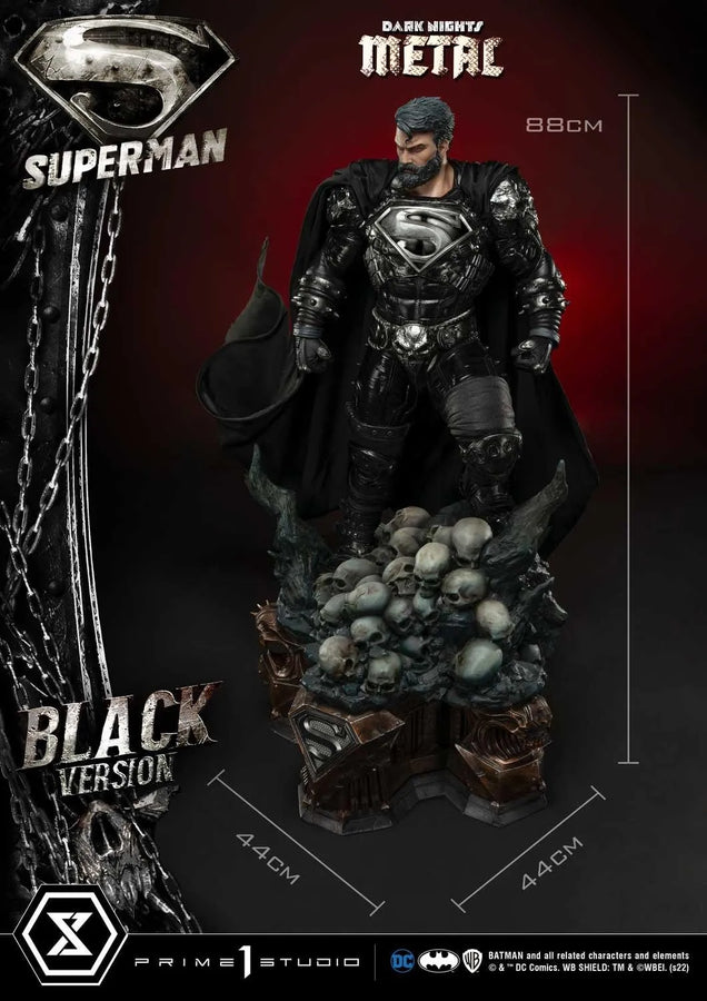 Superman (Black Version) Dark Nights: Metal (Comics) – Prime1Studio – ActionFigure Brasil