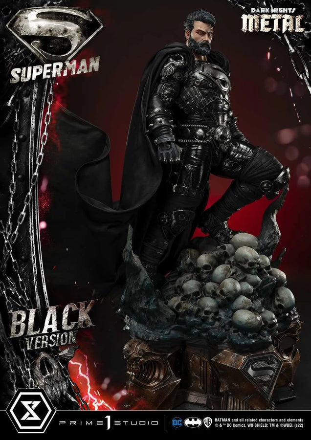Superman (Black Version) Dark Nights: Metal (Comics) – Prime1Studio – ActionFigure Brasil