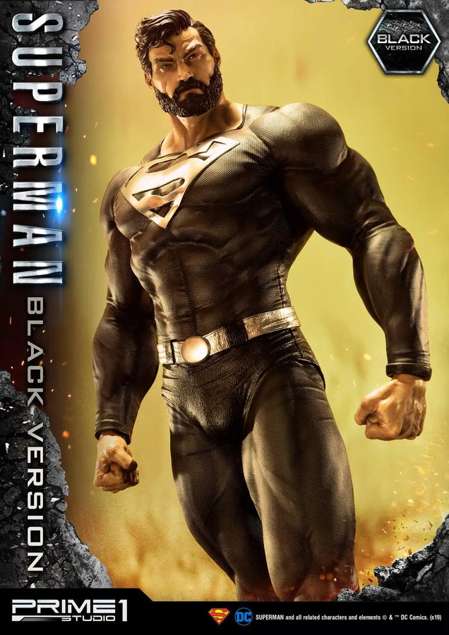 Superman (Black Version) Superman (Comics) – Prime1Studio – ActionFigure Brasil