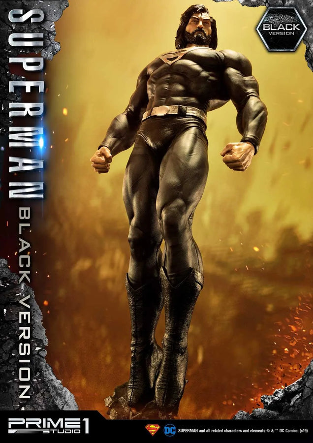 Superman (Black Version) Superman (Comics) – Prime1Studio – ActionFigure Brasil