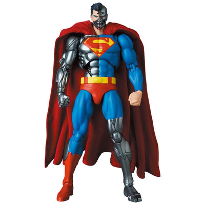 Superman - Cyborg Superman - Mafex (No.164) - Return of Superman (Medicom Toy)ㅤ – Medicom Toy – ActionFigureBrasil — ângulo diferente