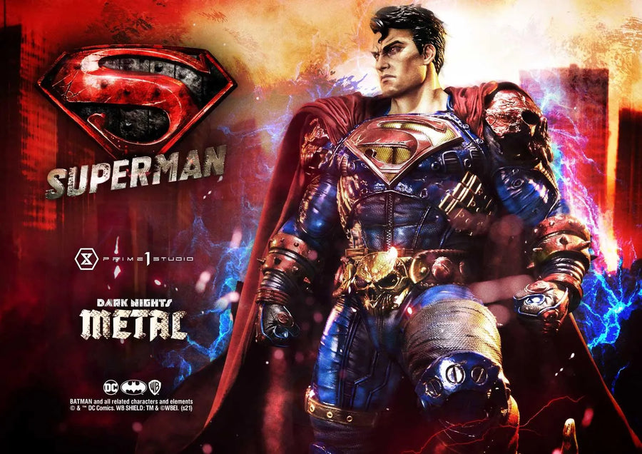 Superman (Deluxe Bonus Version) Dark Nights: Metal (Comics) – Prime1Studio – ActionFigure Brasil