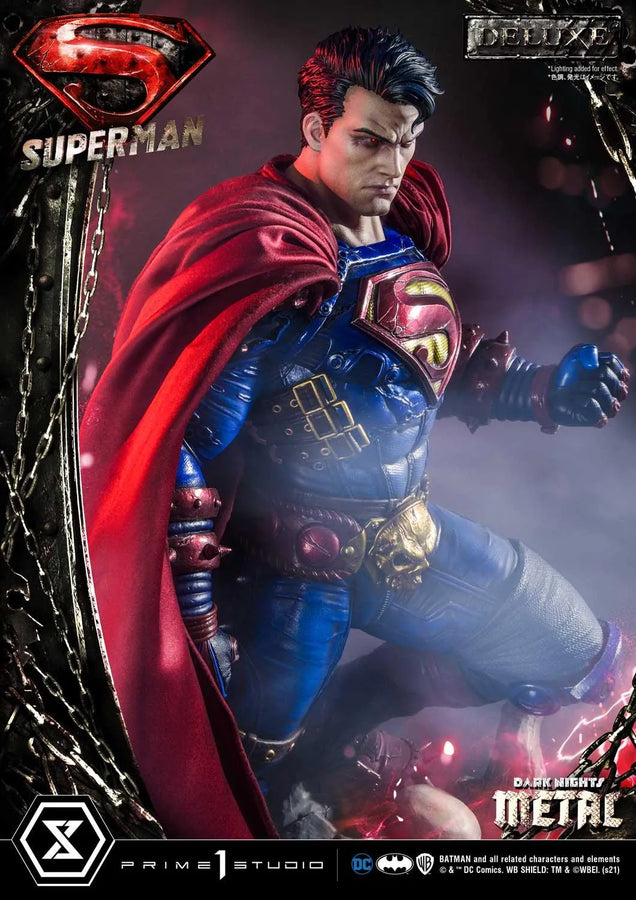 Superman (Deluxe Bonus Version) Dark Nights: Metal (Comics) – Prime1Studio – ActionFigure Brasil