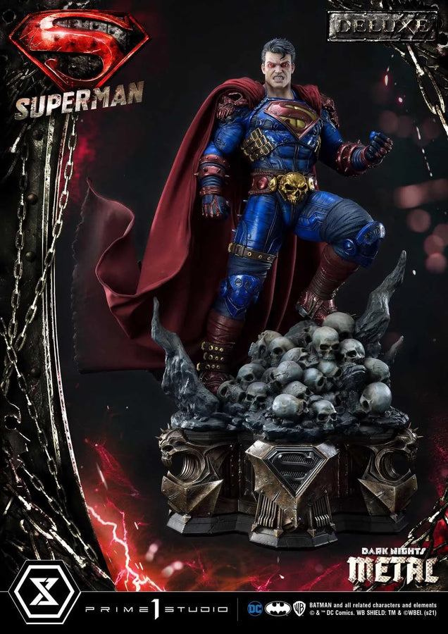 Superman (Deluxe Bonus Version) Dark Nights: Metal (Comics) – Prime1Studio – ActionFigure Brasil