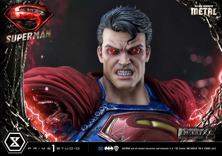 Superman (Deluxe Bonus Version) Dark Nights: Metal (Comics) – Prime1Studio – ActionFigure Brasil