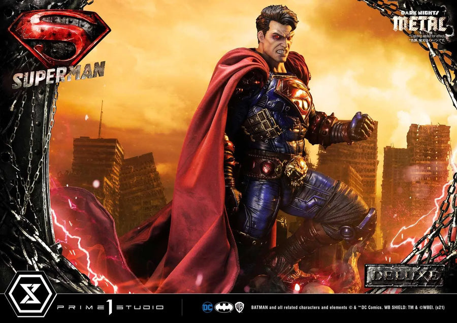 Superman (Deluxe Bonus Version) Dark Nights: Metal (Comics) – Prime1Studio – ActionFigure Brasil