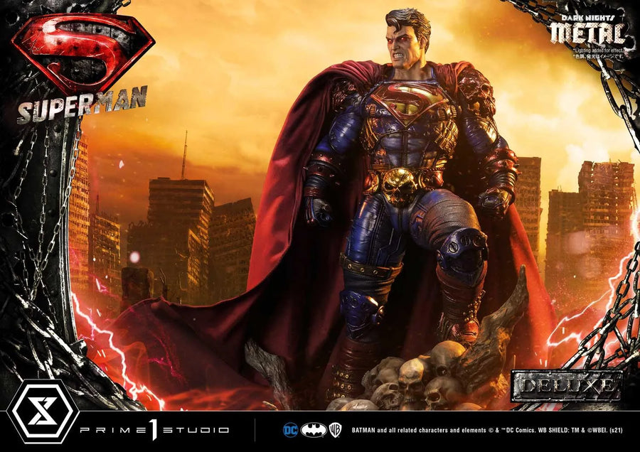 Superman (Deluxe Bonus Version) Dark Nights: Metal (Comics) – Prime1Studio – ActionFigure Brasil