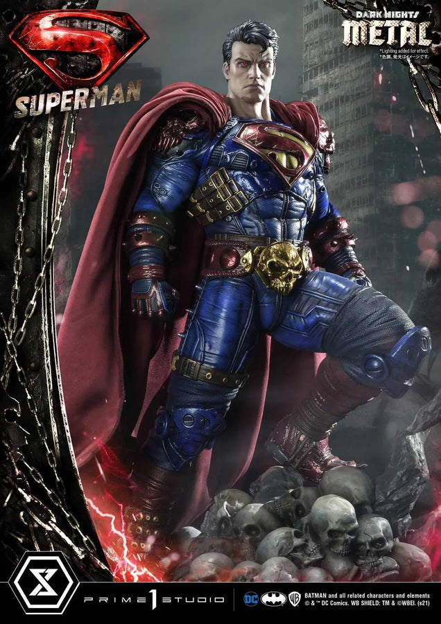 Superman (Deluxe Bonus Version) Dark Nights: Metal (Comics) – Prime1Studio – ActionFigure Brasil