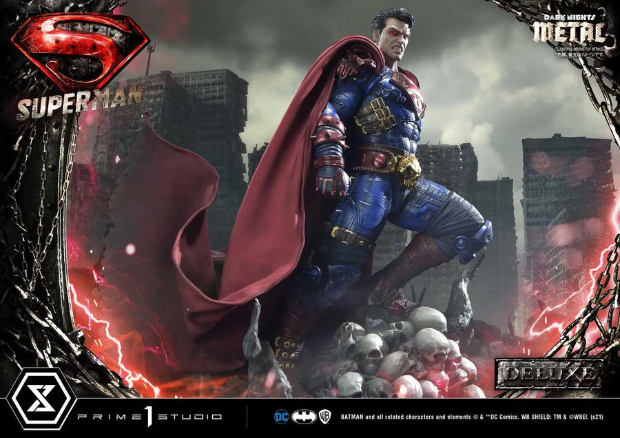 Superman (Deluxe Bonus Version) Dark Nights: Metal (Comics) – Prime1Studio – ActionFigure Brasil