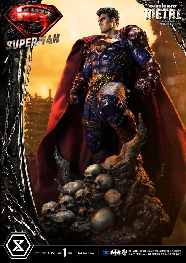 Superman (Deluxe Bonus Version) Dark Nights: Metal (Comics) – Prime1Studio – ActionFigure Brasil