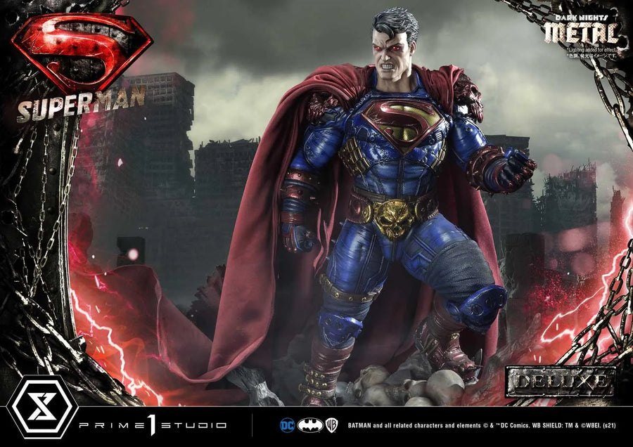 Superman (Deluxe Bonus Version) Dark Nights: Metal (Comics) – Prime1Studio – ActionFigure Brasil