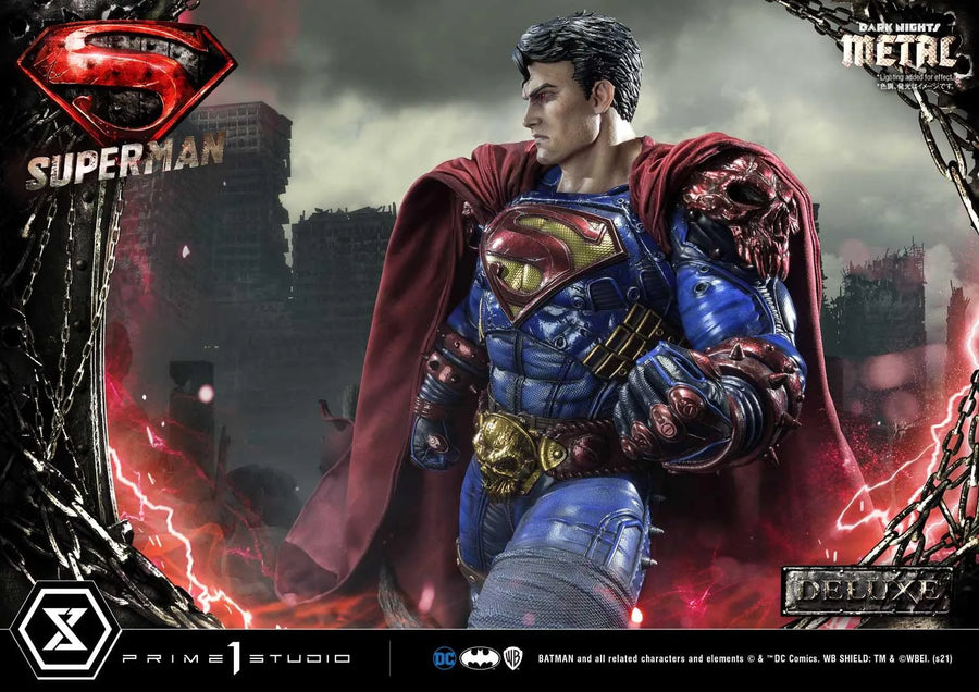 Superman (Deluxe Bonus Version) Dark Nights: Metal (Comics) – Prime1Studio – ActionFigure Brasil
