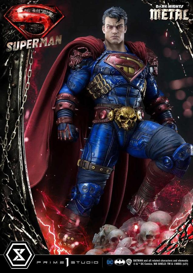 Superman (Deluxe Bonus Version) Dark Nights: Metal (Comics) – Prime1Studio – ActionFigure Brasil