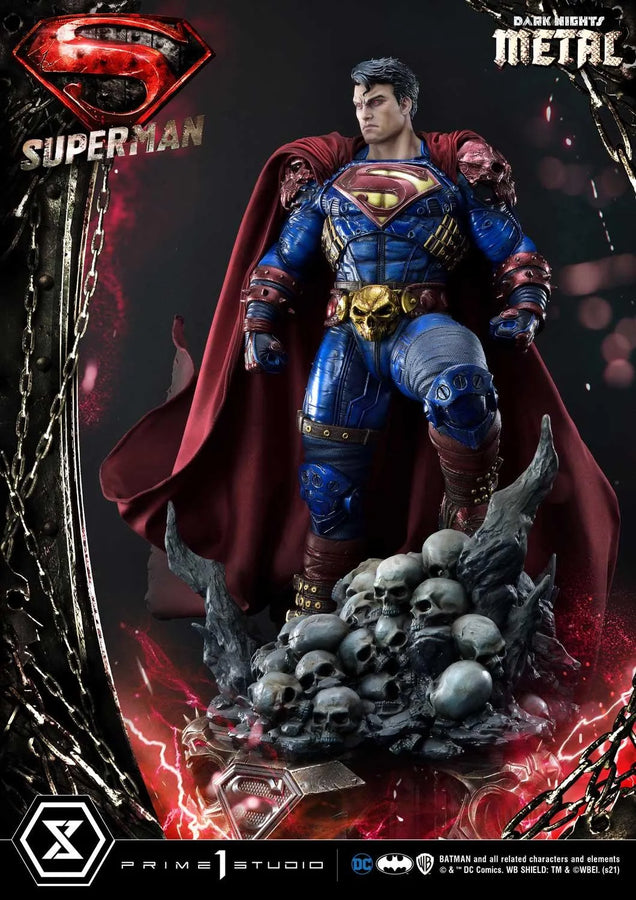 Superman (Deluxe Bonus Version) Dark Nights: Metal (Comics) – Prime1Studio – ActionFigure Brasil