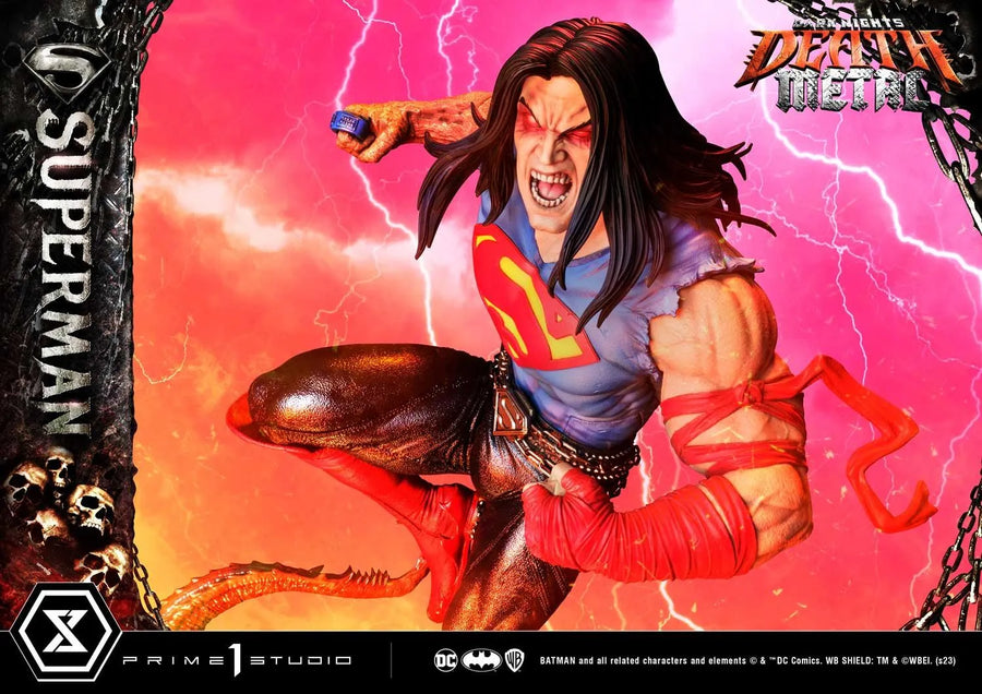 Superman (Deluxe Version) Dark Nights: Death Metal (Comics) – Prime1Studio – ActionFigure Brasil