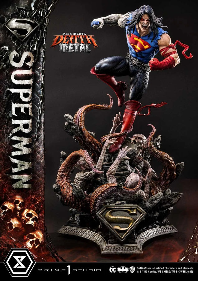 Superman (Deluxe Version) Dark Nights: Death Metal (Comics) – Prime1Studio – ActionFigure Brasil