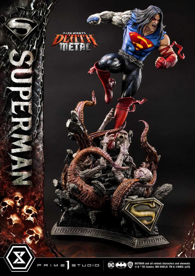 Superman (Deluxe Version) Dark Nights: Death Metal (Comics) – Prime1Studio – ActionFigure Brasil