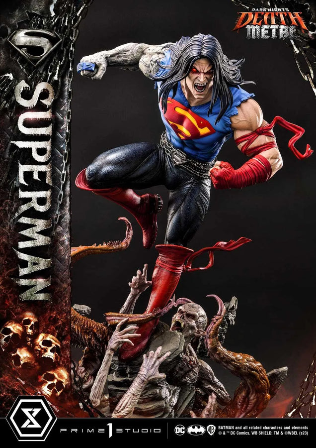 Superman (Deluxe Version) Dark Nights: Death Metal (Comics) – Prime1Studio – ActionFigure Brasil