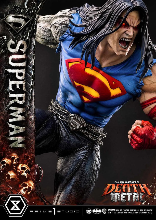 Superman (Deluxe Version) Dark Nights: Death Metal (Comics) – Prime1Studio – ActionFigure Brasil