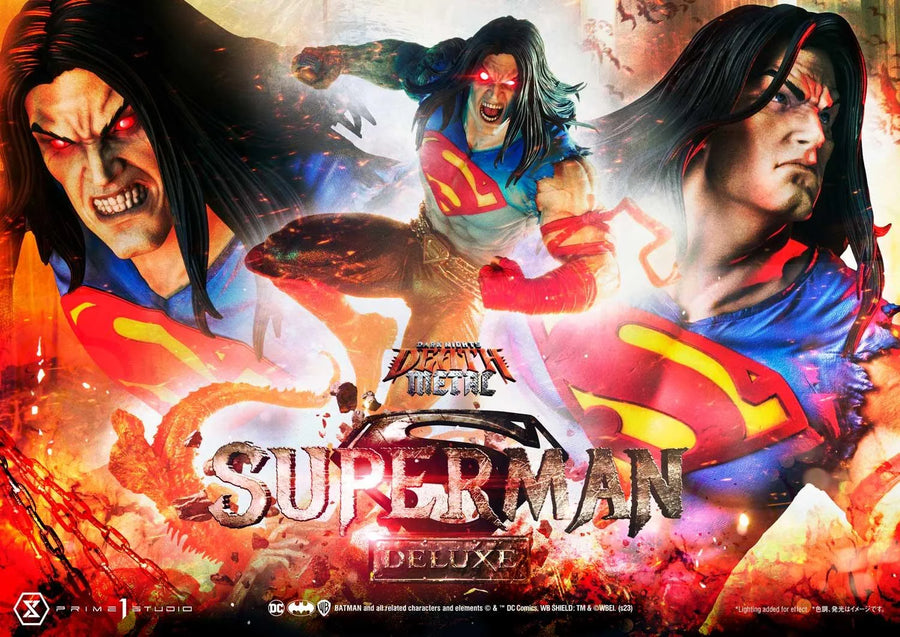 Superman (Deluxe Version) Dark Nights: Death Metal (Comics) – Prime1Studio – ActionFigure Brasil