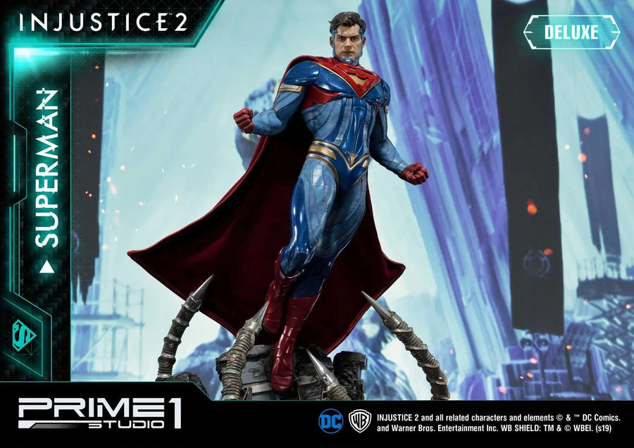 Superman (Deluxe Version) Injustice 2 – Prime1Studio – ActionFigure Brasil