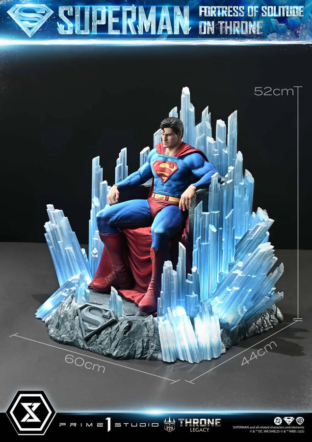 Superman Fortress of Solitude on Throne (Regular Version) Superman (Comics) – Prime1Studio – ActionFigure Brasil