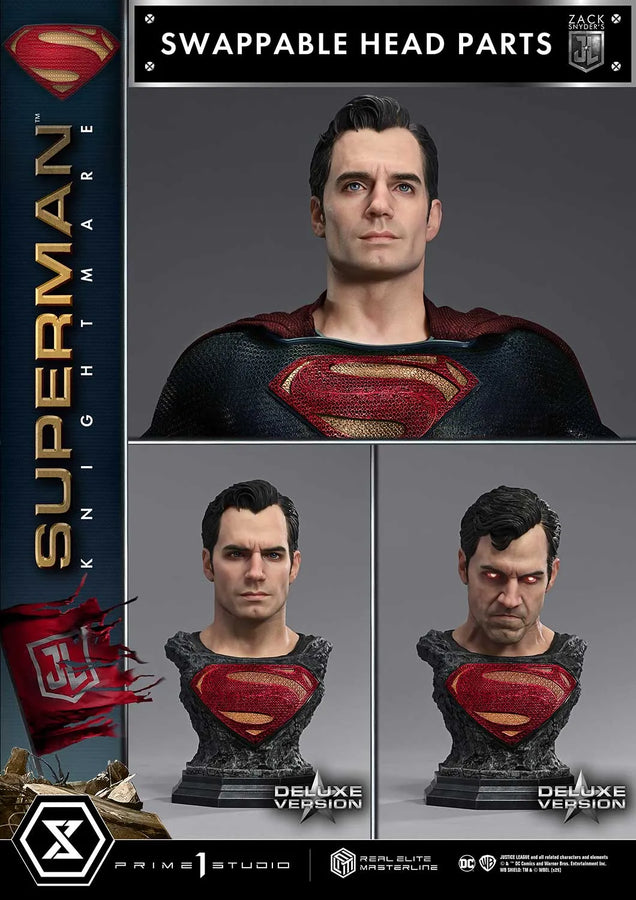 Superman (Knightmare DX Bonus) Justice League (Film) – Prime1Studio – ActionFigure Brasil