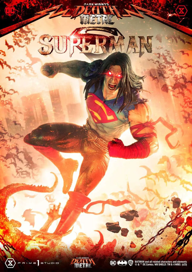 Superman (Regular Version) Dark Nights: Death Metal (Comics) – Prime1Studio – ActionFigure Brasil
