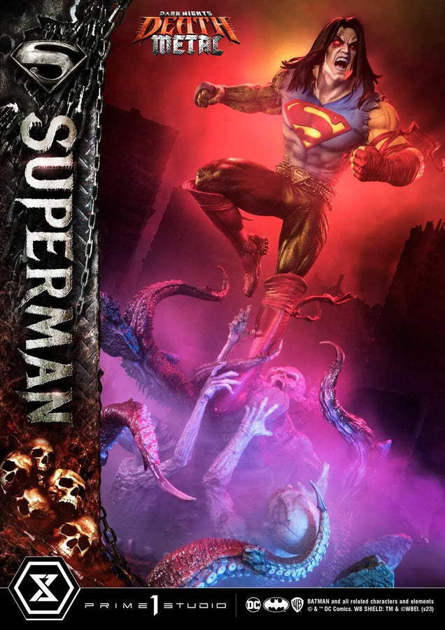 Superman (Regular Version) Dark Nights: Death Metal (Comics) – Prime1Studio – ActionFigure Brasil