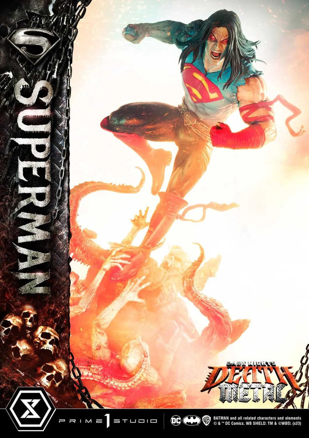 Superman (Regular Version) Dark Nights: Death Metal (Comics) – Prime1Studio – ActionFigure Brasil