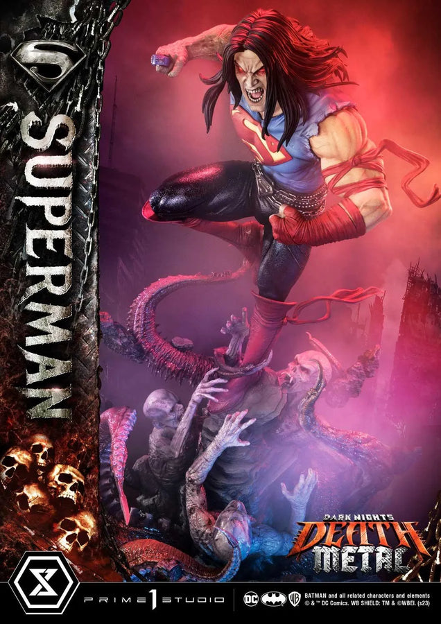Superman (Regular Version) Dark Nights: Death Metal (Comics) – Prime1Studio – ActionFigure Brasil