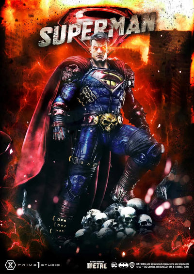 Superman (Regular Version) Dark Nights: Metal (Comics) – Prime1Studio – ActionFigure Brasil