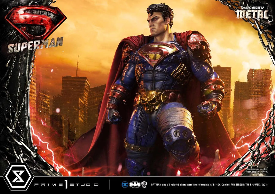 Superman (Regular Version) Dark Nights: Metal (Comics) – Prime1Studio – ActionFigure Brasil