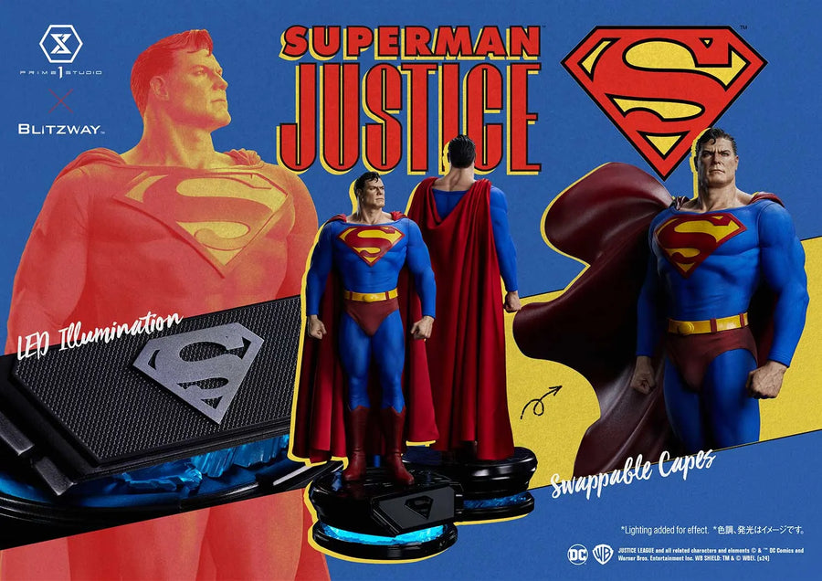 Superman (Regular Version) Justice (Comics) – Prime1Studio – ActionFigure Brasil