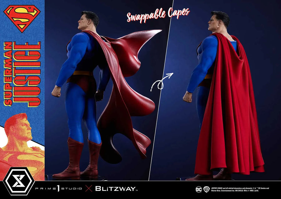 Superman (Regular Version) Justice (Comics) – Prime1Studio – ActionFigure Brasil