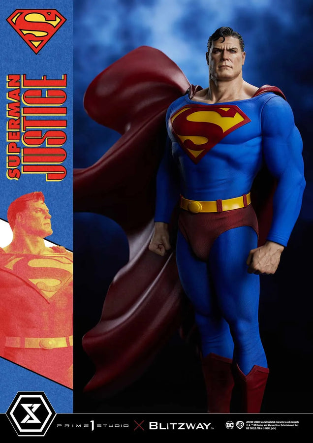 Superman (Regular Version) Justice (Comics) – Prime1Studio – ActionFigure Brasil