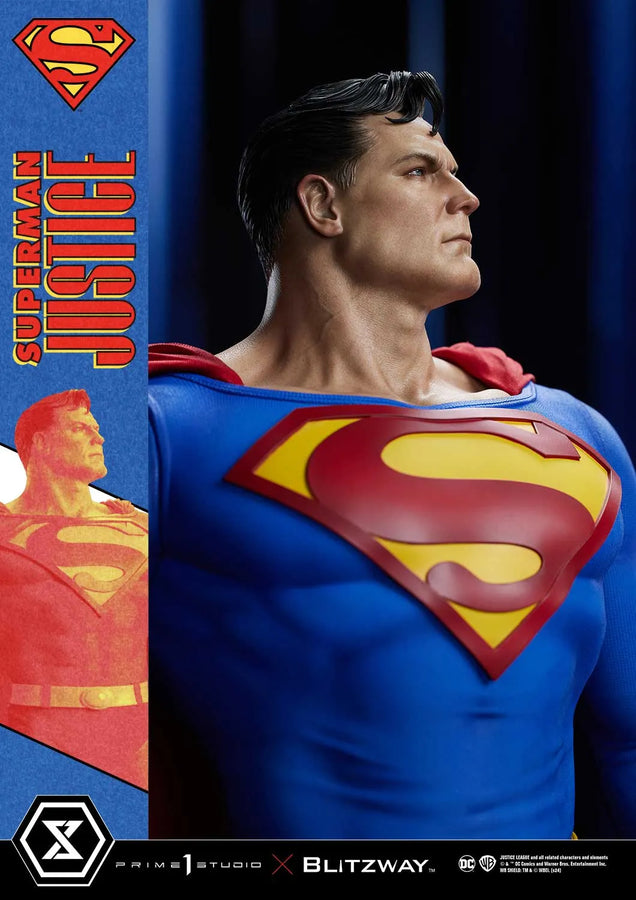Superman (Regular Version) Justice (Comics) – Prime1Studio – ActionFigure Brasil