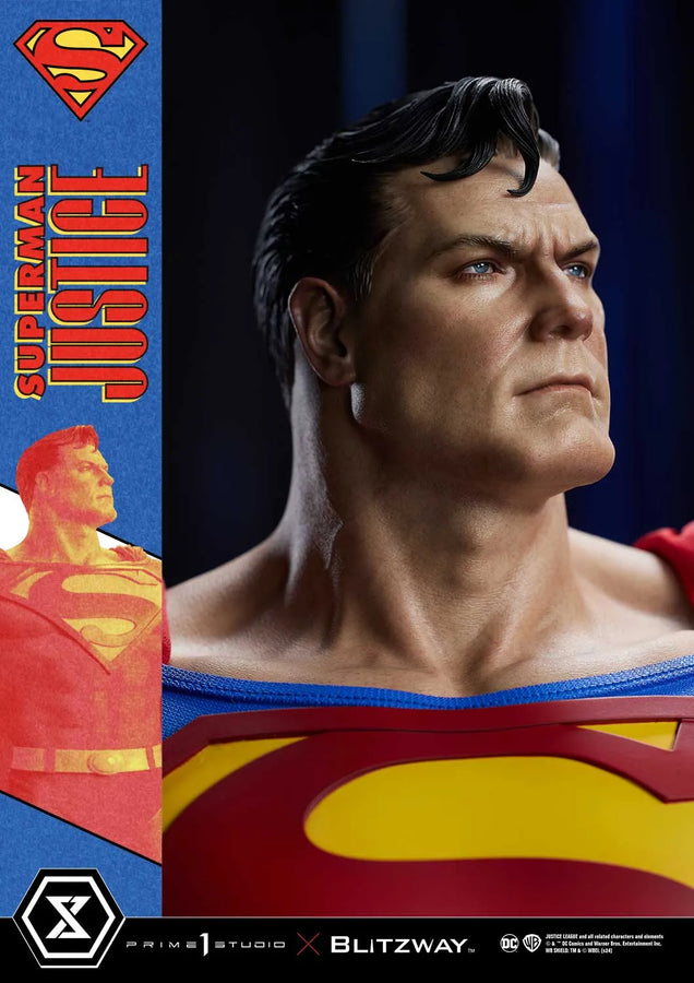 Superman (Regular Version) Justice (Comics) – Prime1Studio – ActionFigure Brasil